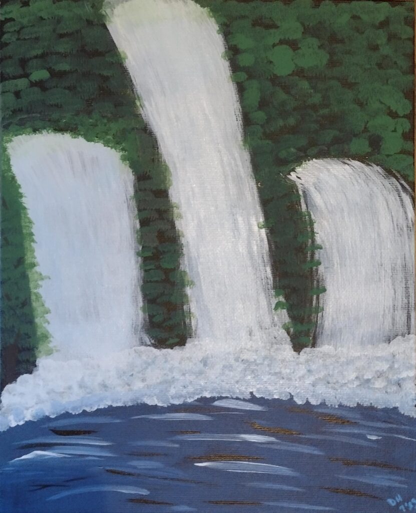 Triple waterfalls