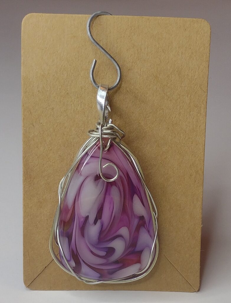 wire wrapped charm