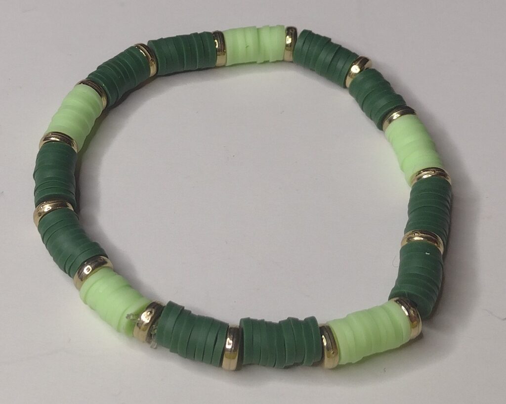 stretch Clay bead bracelet