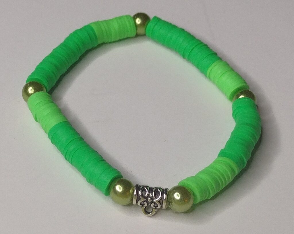 stretch Clay bead bracelet