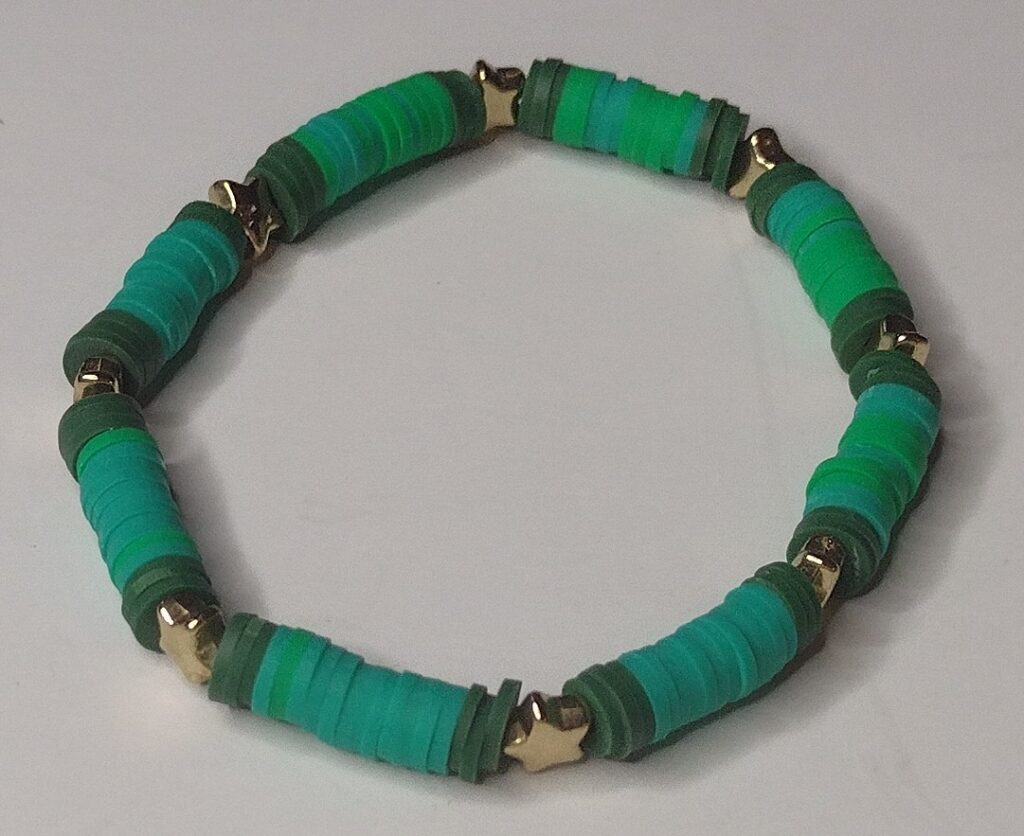 stretch Clay bead bracelet