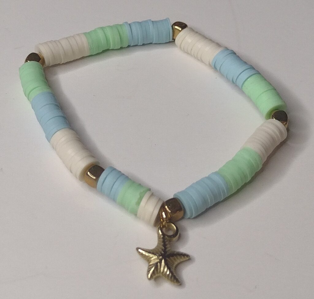 stretch Clay bead bracelet