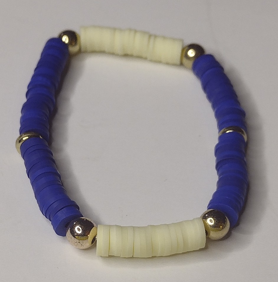 stretch Clay bead bracelet