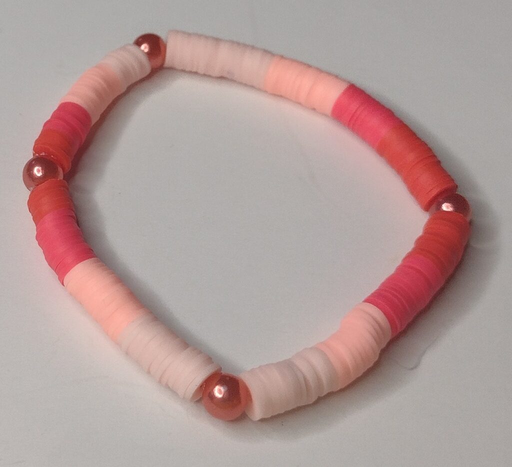 stretch Clay bead bracelet