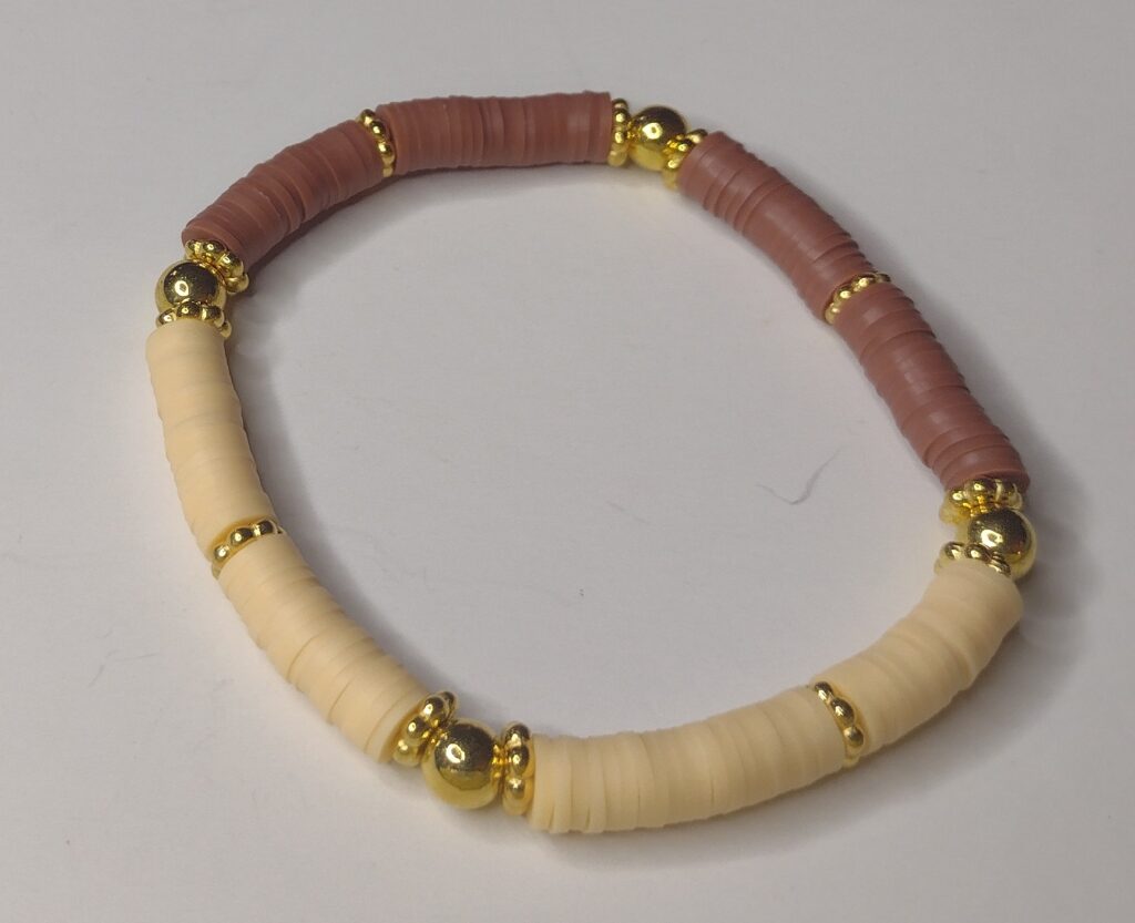 stretch Clay bead bracelet