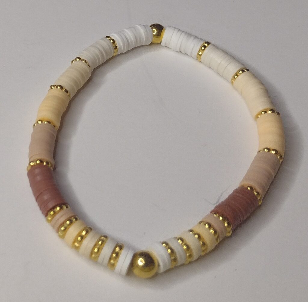 stretch Clay bead bracelet