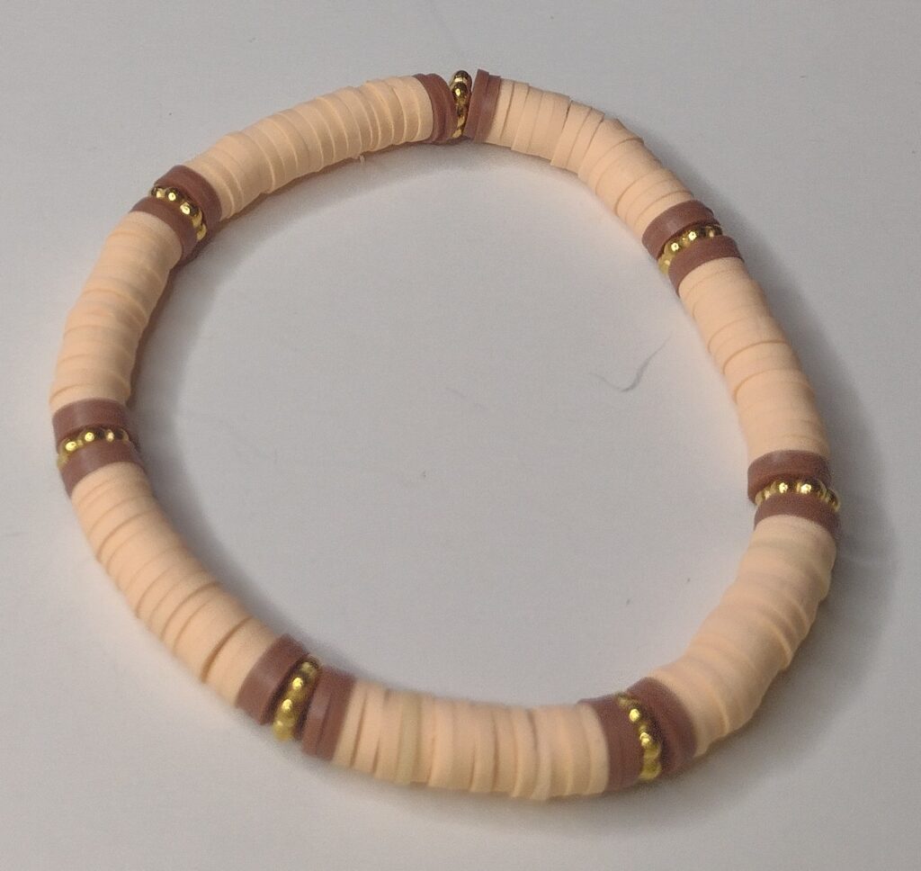 stretch Clay bead bracelet