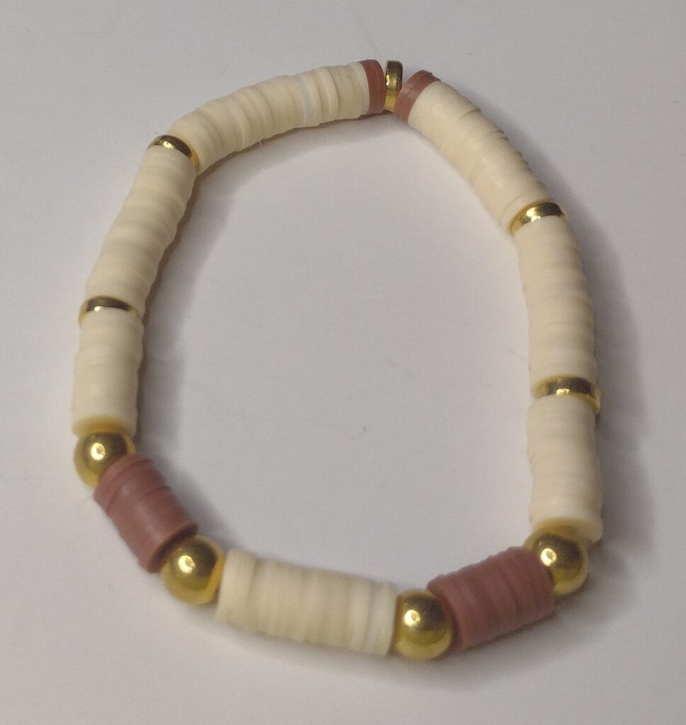 stretch Clay bead bracelet