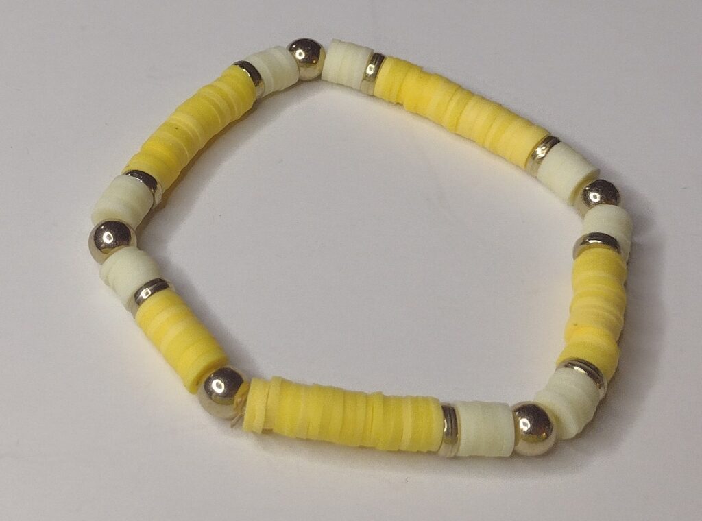 stretch Clay bead bracelet