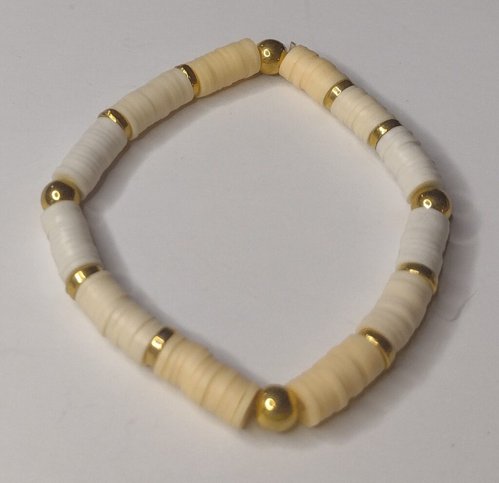 stretch Clay bead bracelet