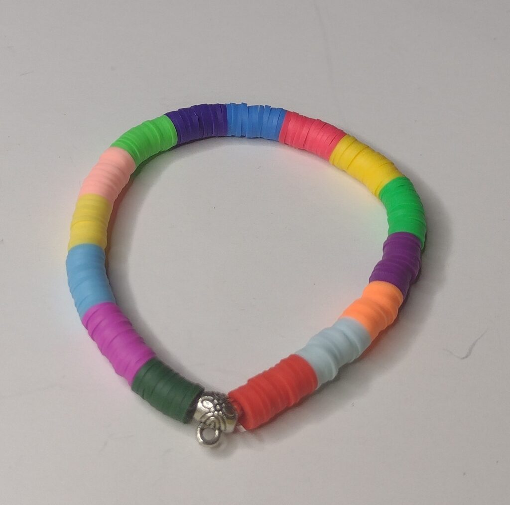 stretch Clay bead bracelet