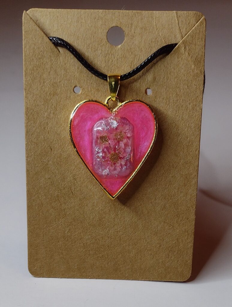 2-sided heart charm