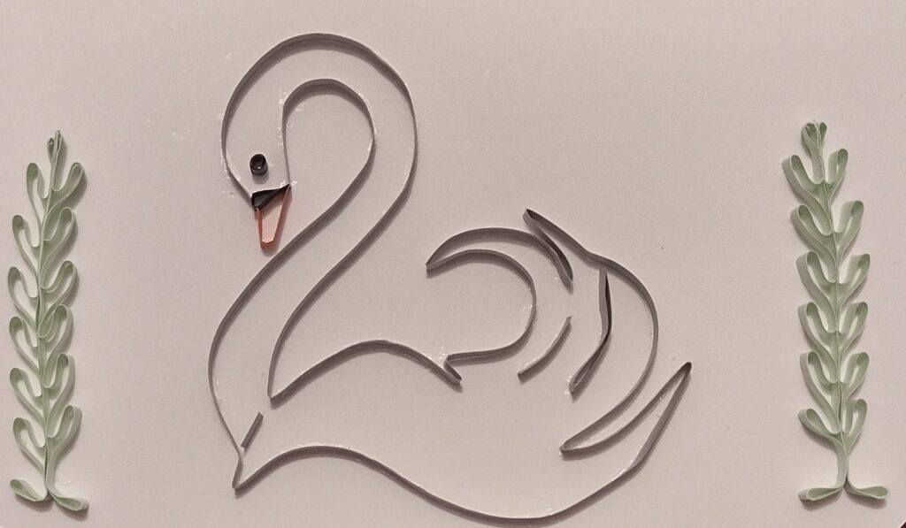 Swan quilled